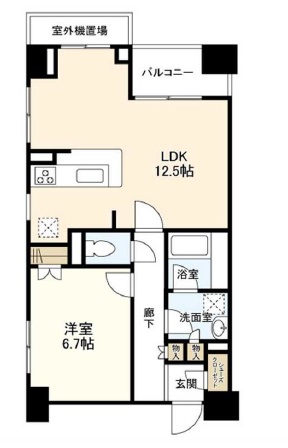 アルス中目黒ヴィルトレーテ113の間取り