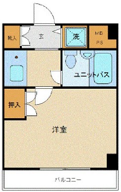 セブンスターマンション第二青葉台602の間取り