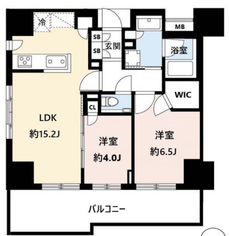 ブランズ代々木1103の間取り