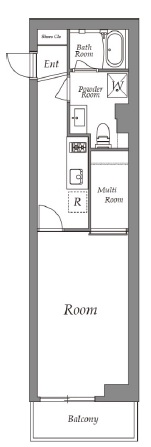 カスタリア代々木上原102の間取り