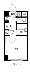 プレール代々木公園103の間取り