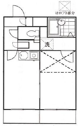 クレッセント三軒茶屋302の間取り