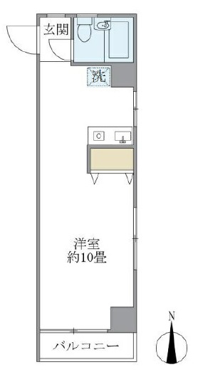 ハウスチェリー上馬507の間取り