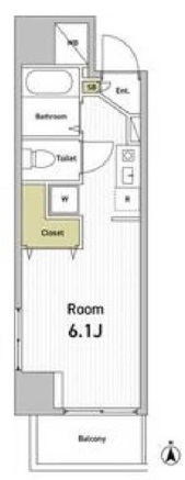 インプルーブ中目黒601の間取り