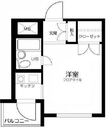 カームハウス大橋503の間取り