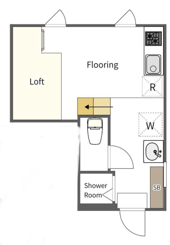 サフィール205の間取り