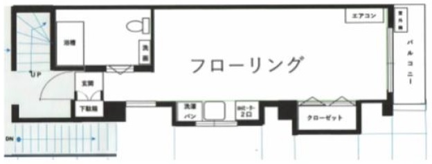 タカダハイツ3Dの間取り