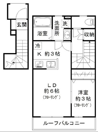 Regalo長者丸202の間取り