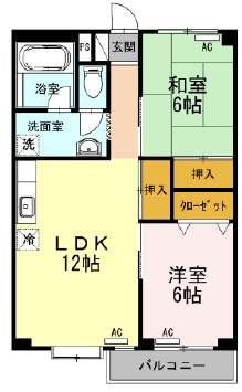 メゾン等々力303の間取り