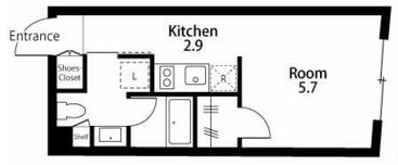 ラフュージョン201の間取り
