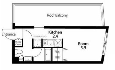 ラフュージョン401の間取り