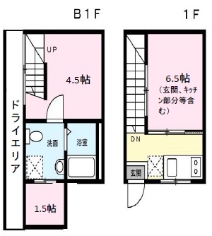 ARTZ八雲(アーツ八雲)B102の間取り