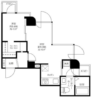 GRAND駒沢公園(グランド駒沢公園)604の間取り