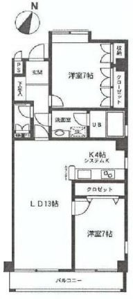 サニーヒル301の間取り