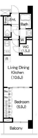 Brillia ist 三軒茶屋アイビーテラス903の間取り