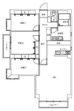 中村ビル３Ｆの間取り