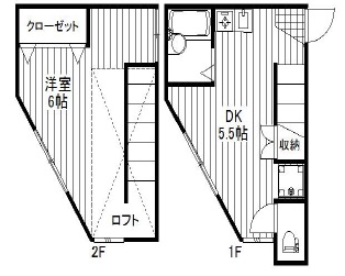 ウィングヴィレッジ三宿104の間取り