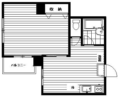 グリーンヴィラ池尻202の間取り