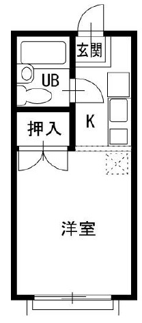 ピュア・ハウス203の間取り