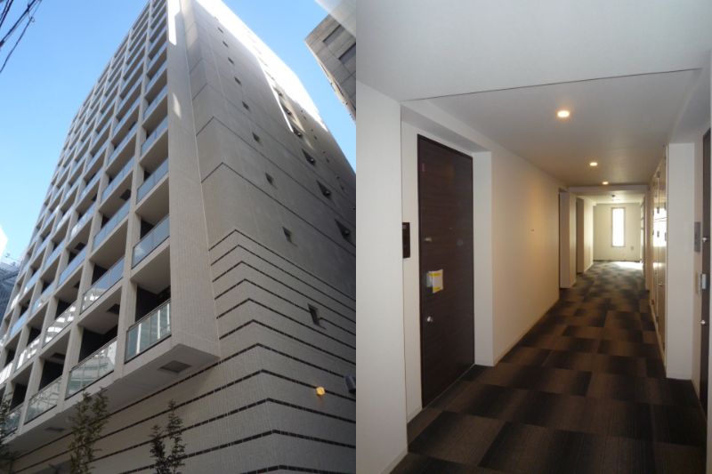 パークハビオ渋谷804の外観