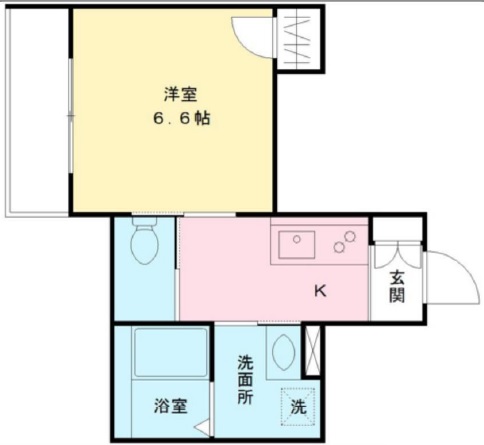 フィシオ神泉108の間取り