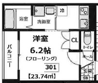 Mondo（モンド）301の間取り