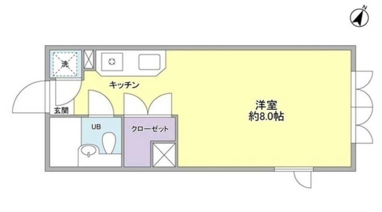 アルコすくも303の間取り
