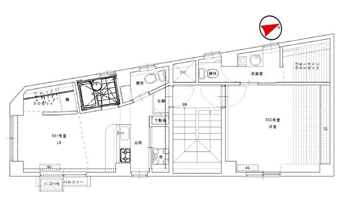 マンションサンライズ101の間取り