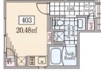 Reve  Residence 三宿（レーヴレジデンス三宿）403の間取り