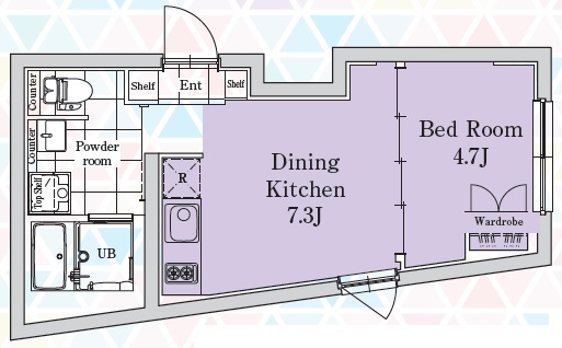 SOU Sangenjaya(ソウ三軒茶屋)302の間取り