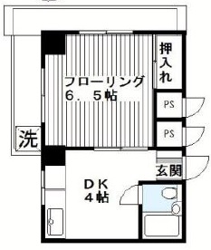 ロイヤル目黒ビューハイツ413の間取り