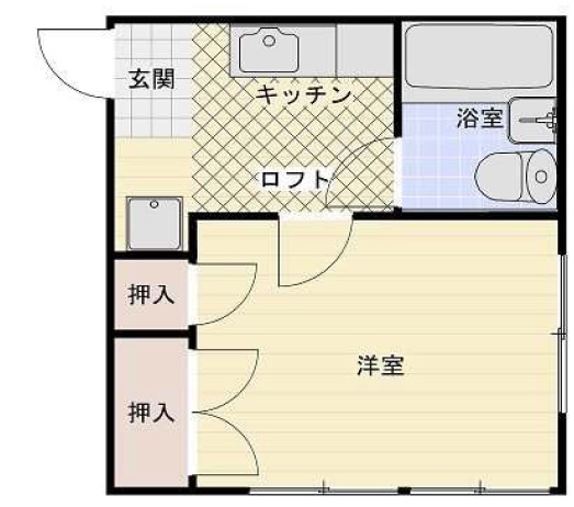 リバティコート106の間取り