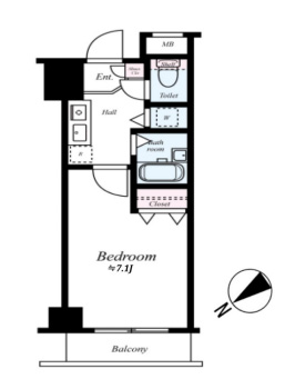 シンシア学芸大学セカンドステージ203の間取り