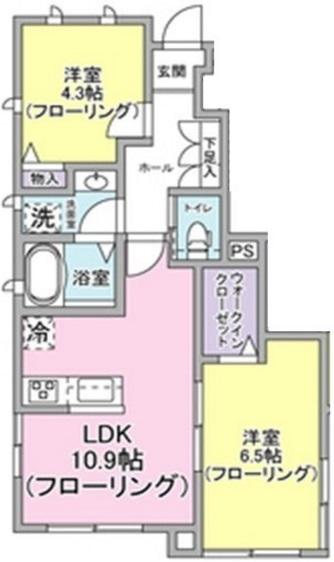 collis中目黒102の間取り