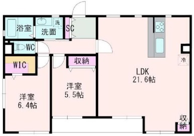 ハイム林302の間取り