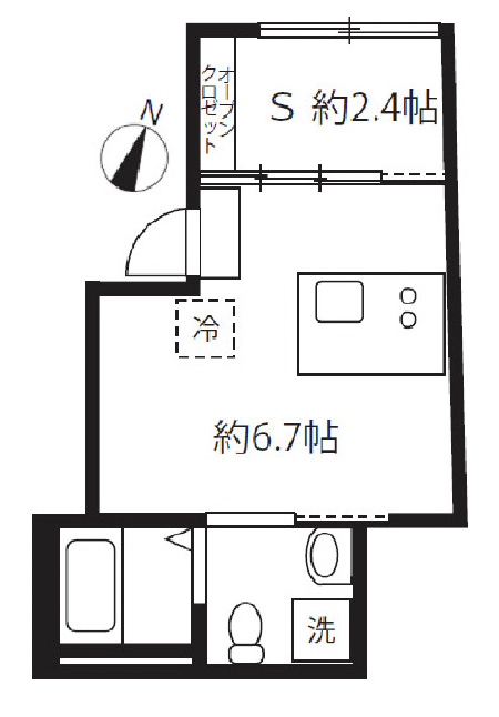 アピチェ目黒502の間取り
