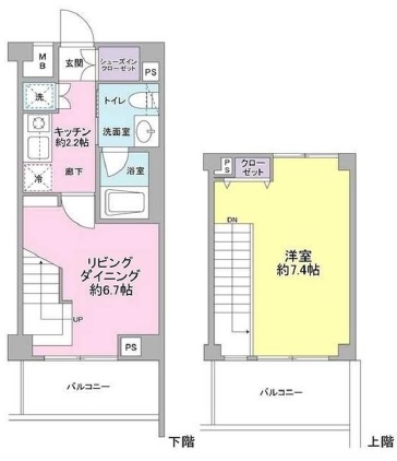 サンピエス桜新町406の間取り
