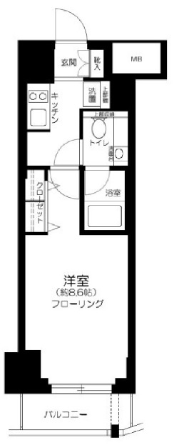 SYFORME KOMAZAZAWA-DAIGAKU（シーフォルム駒沢大学）1402の間取り