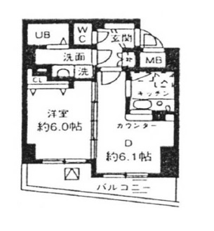 シルフィード南平台C604の間取り