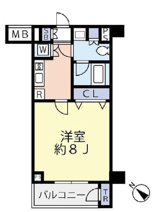 グランヴァン駒沢大学202の間取り