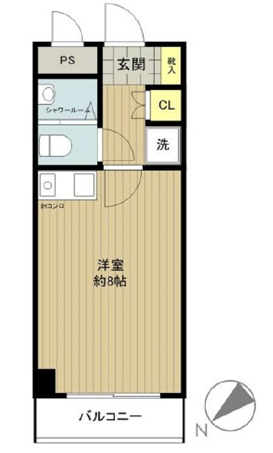 ラミアール中目黒307の間取り