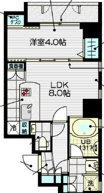 イーストープ用賀202の間取り