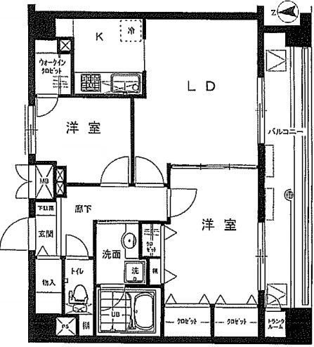 プライブ恵比寿(PLIVE恵比寿)1002の間取り