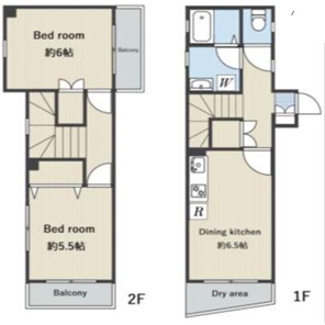 上目黒ガーデンホームズ101の間取り