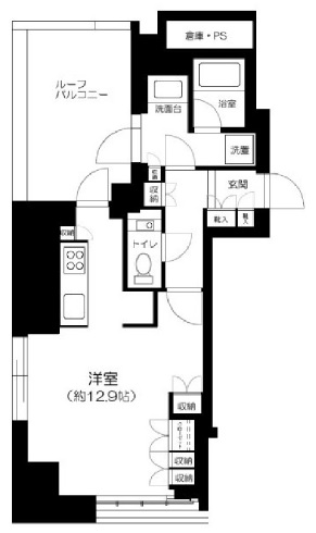 アトラス代々木上原201の間取り