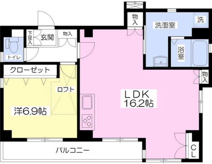 カーサM.O301の間取り