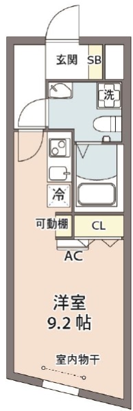タウンライツ駒沢公園402の間取り