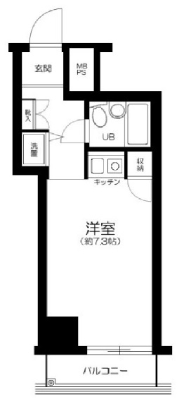 コート代官山1202の間取り