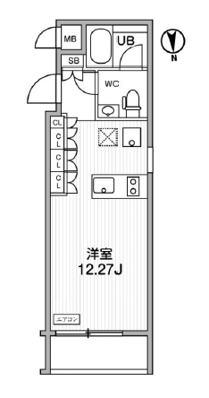 ALTERNA学芸大学403の間取り