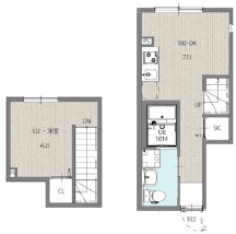 ミハス三軒茶屋Ⅳ102の間取り